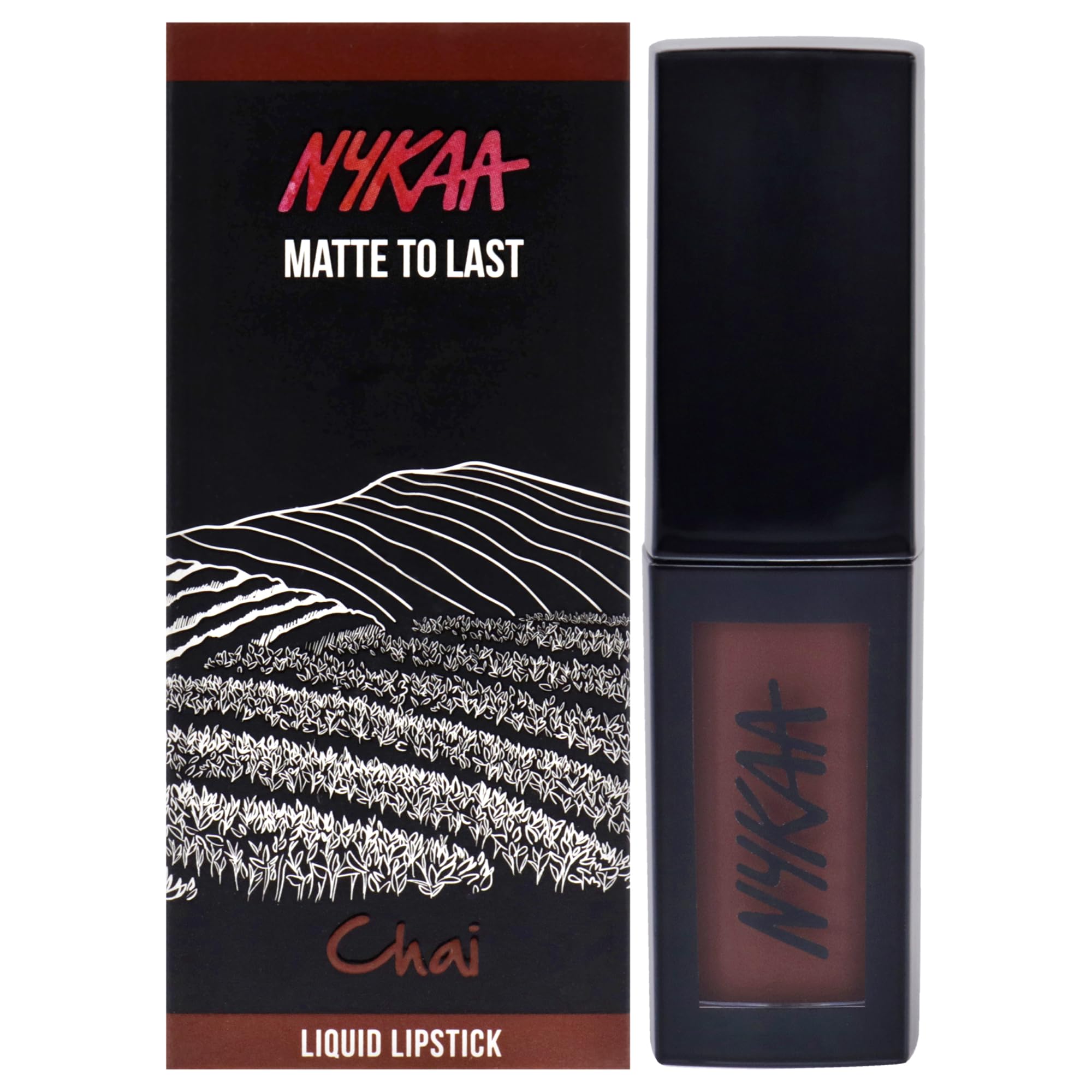 Nykaa Matte to Last Liquid Lipstick, Matte Finish, 5ml - 18 Chai