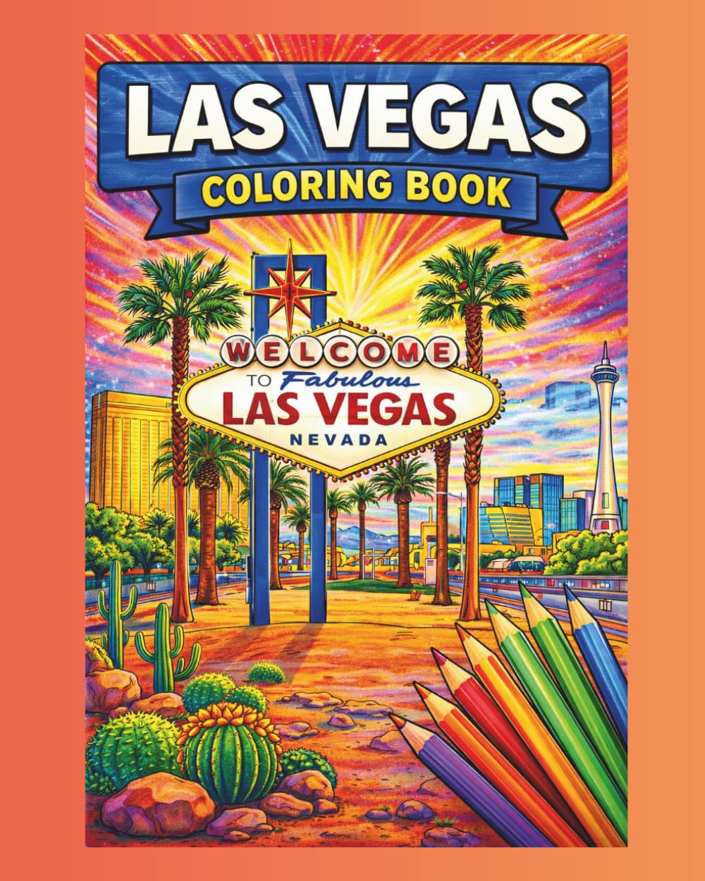 Las Vegas: coloring book