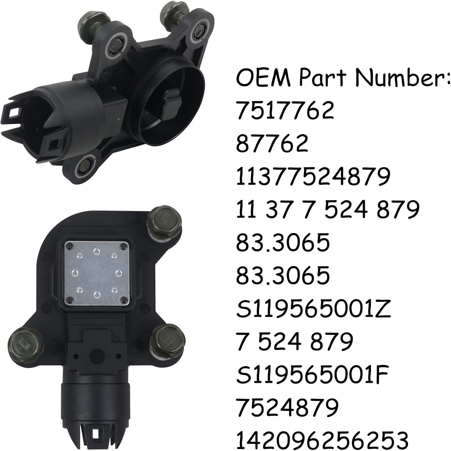 11377524879 Eccentric Shaft Sensor Valvetronic Replacement for 2006-2011 BMW E60 E90 E83 128i 325i 328i 525i 528xi 530i X3 X5 Z4 S119565001Z 917-030