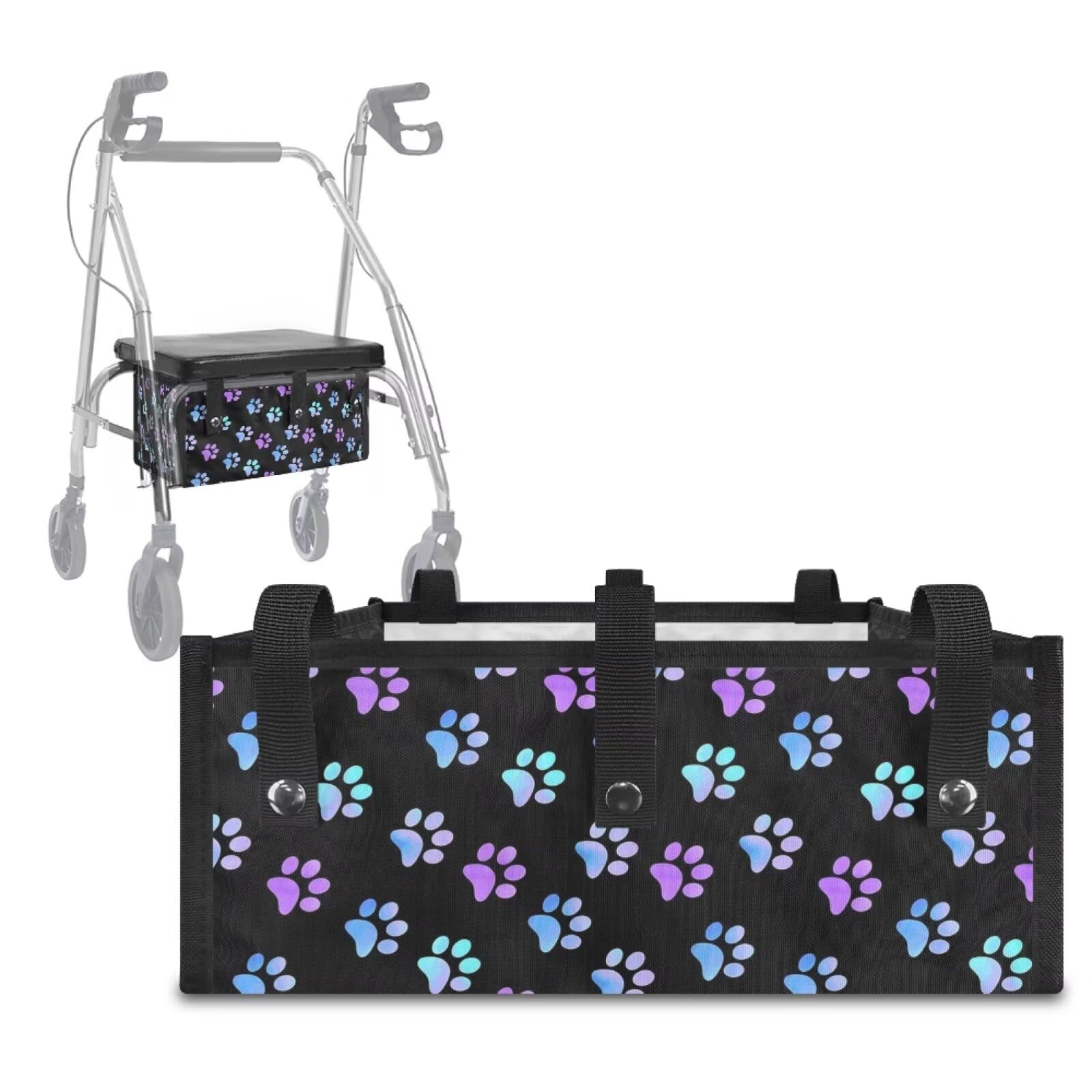 Walker Basket - Tropical Floral Under Seat Bag -9 Walker Basket - Tropical Floral Under Seat Bag -9