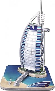 Comprar Playtastic Puzzles 3D - 3D Modelado: Fascinante Rompecabezas 3D Burj al Arab Dubai, 44 Piezas de Rompecabezas (niños Juguete, Edificio Modelos)