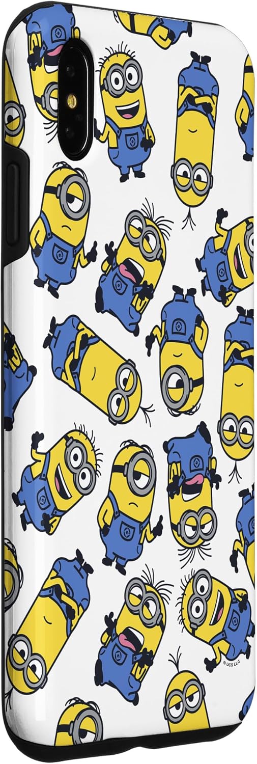Despicable Me Minions Group Shot Minion Pattern Case for iPhone Xs Max