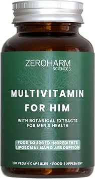 Liposomal Men s Multivitamin   Plant-Based Formula with Vitamins A, B, C, D3, Iron & Magnesium