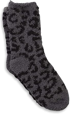Barefoot Dreams CozyChic Youth Barefoot In The Wild Sock, Boot Socks Plush Socks