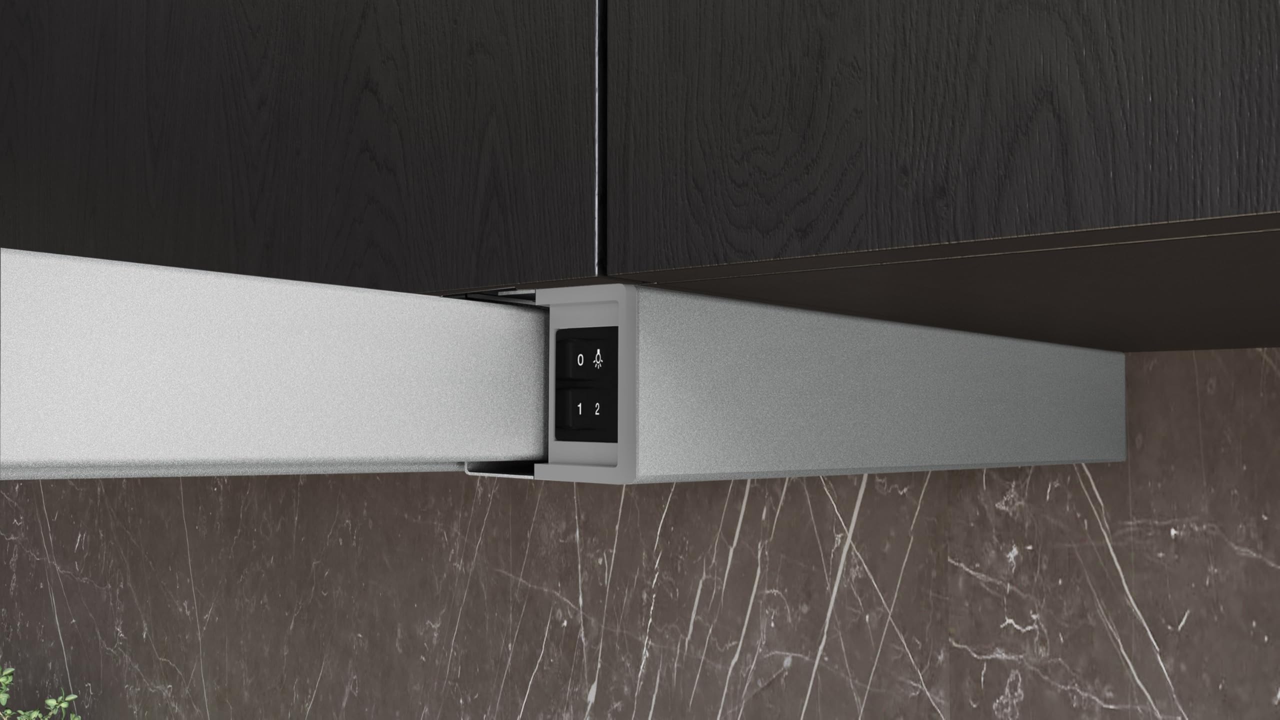 Siemens LI63LB526 iQ100 Hotte plate à encastrer 60 cm, fabriquée en Allemagne, éclairage LED, puissante, évacuation de l'air, filtre à graisse en métal, passe au lave-vaisselle, interrupteur à bascule