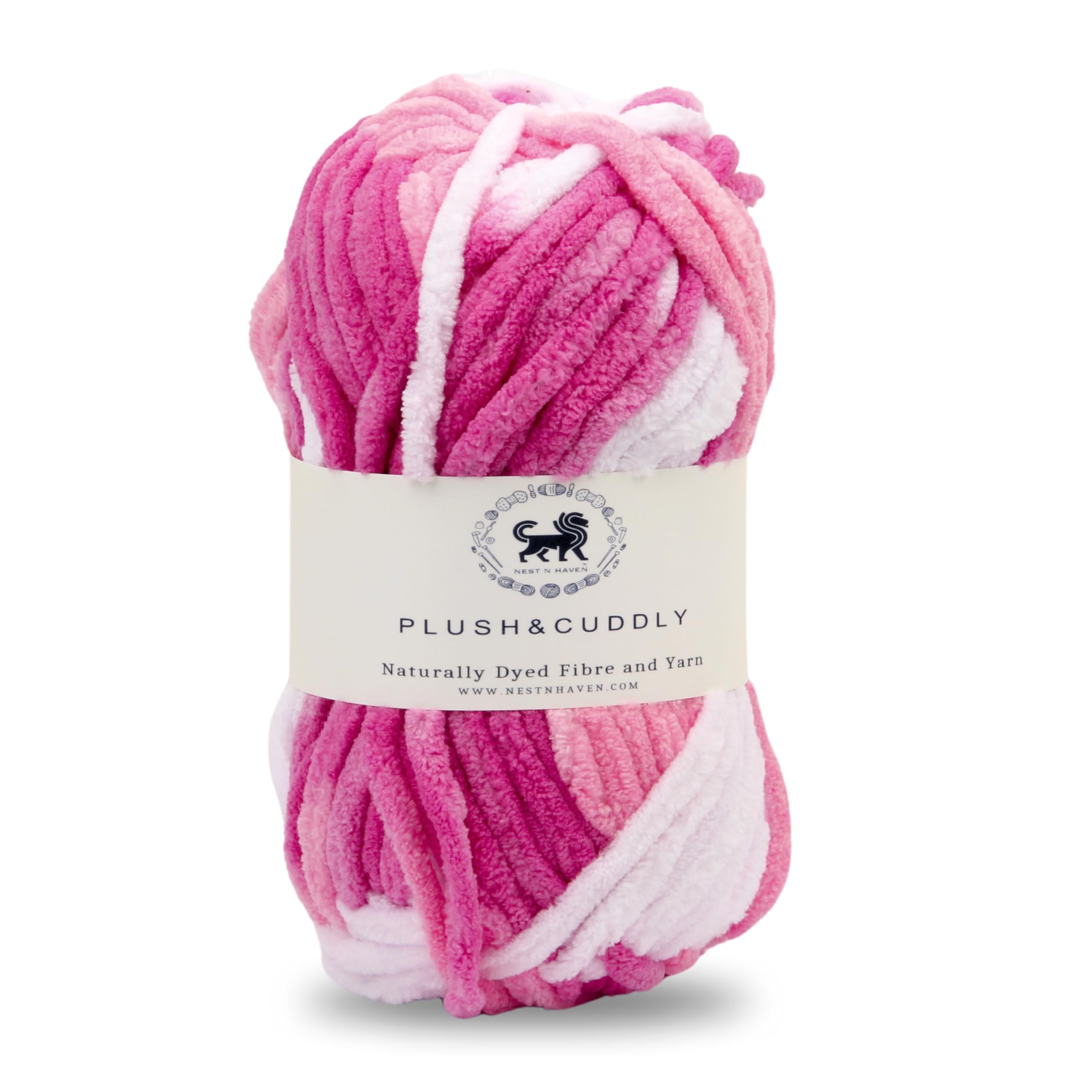 NESTNHAVEN, Wool, Plush & Cuddly, Chenille Yarn Supersoft Knitting Wool Ball, (1 Ball/100 Gram Each) Multi Colour Ball Suitable for Craft, Babywear, Baby Blankets, 5 Bulky, Shade no - NNHB006 (B0CQRXM21B) Amazon Price History, Amazon Price Tracker