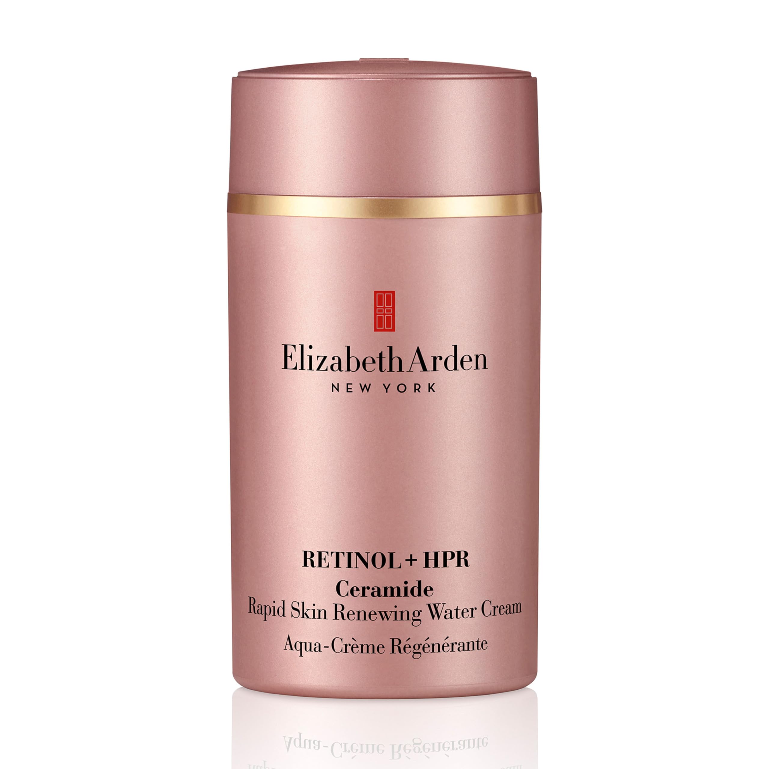 Elizabeth Arden, RETINOL + HPR Ceramide Aqua-Crème Régénérante (50 ml), Crème Puissante Anti-Rides, Anti-Âge et Hydratante | Crème anti‑rides au Rétinol + HPR, Peptides et Céramides pour lisser rides, réduire pores, raffermir et revitaliser la peau.