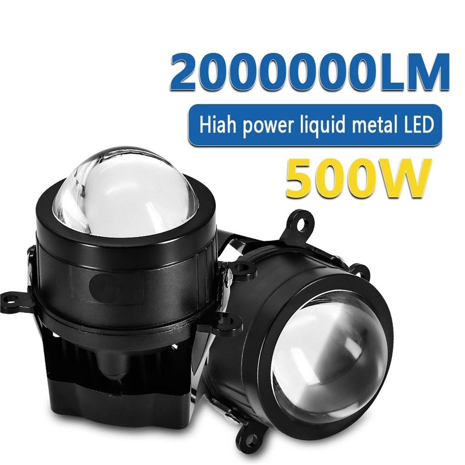 Faros Antiniebla Para Nissan Para Sentra 2007-2012 Lente 6000K Blanco Lámpara Antiniebla Automática Super Brillante 500W HID Proyector LED Antiniebla Delantero(2PCS APP Control)
