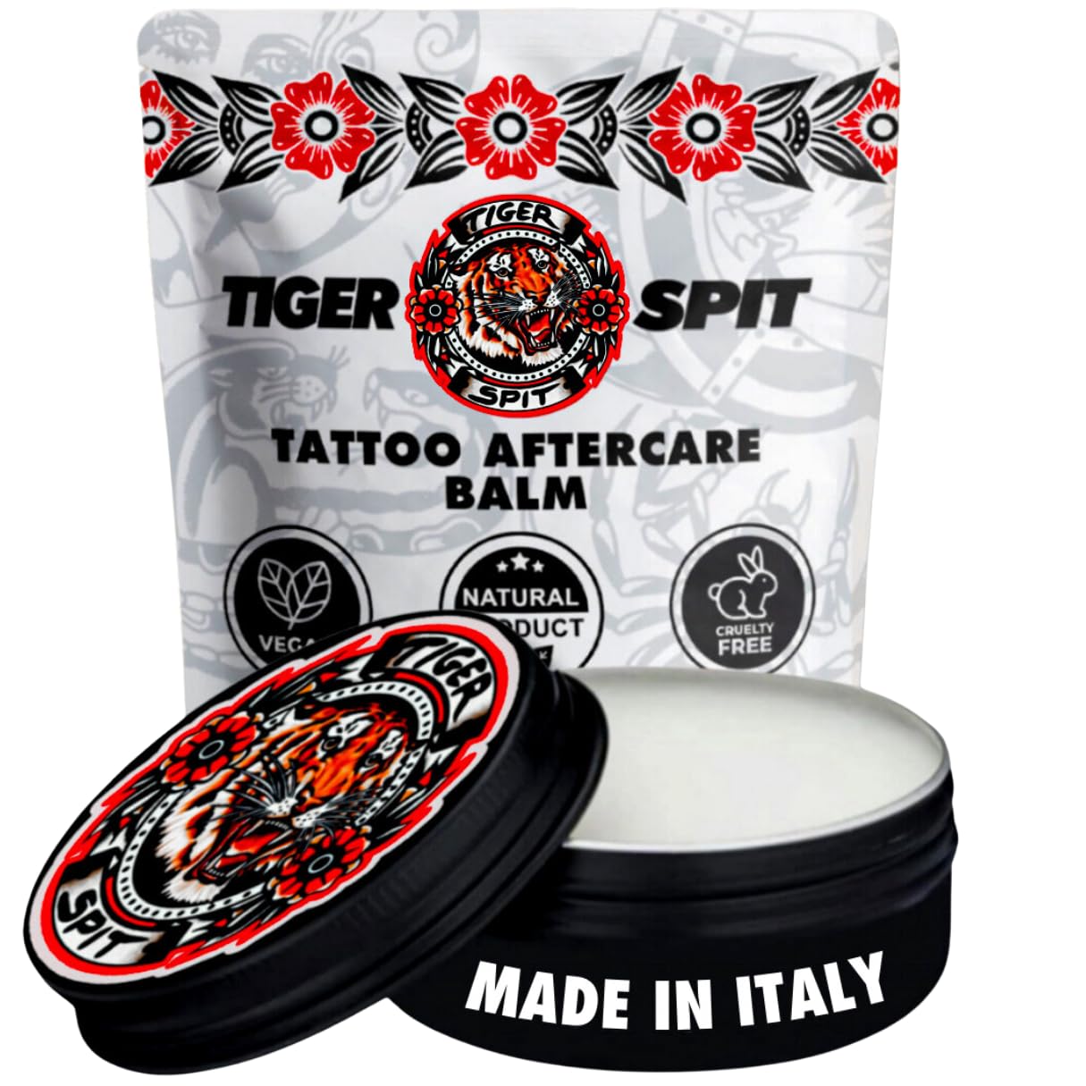 Tattoo Aftercare, Tattoo Balm to Heal & Protect New Tattoos & Revive Older Tattoos, 100% Natural Tattoo Balm, Vegan Tattoo Butter