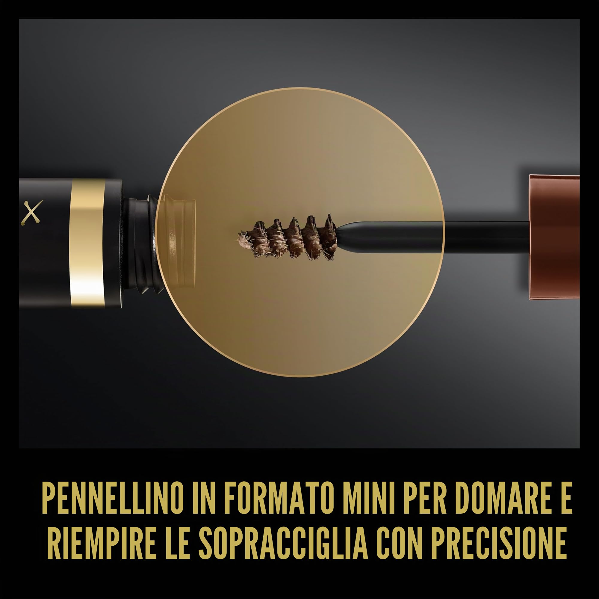 Max Factor 2000 Calorie Gel per sopracciglia, a lunga tenuta, sopracciglia più folte e voluminose, waterproof, non sbava, modella e accentua, 5 tonalità, 002 Soft Brown, 4,5 ml