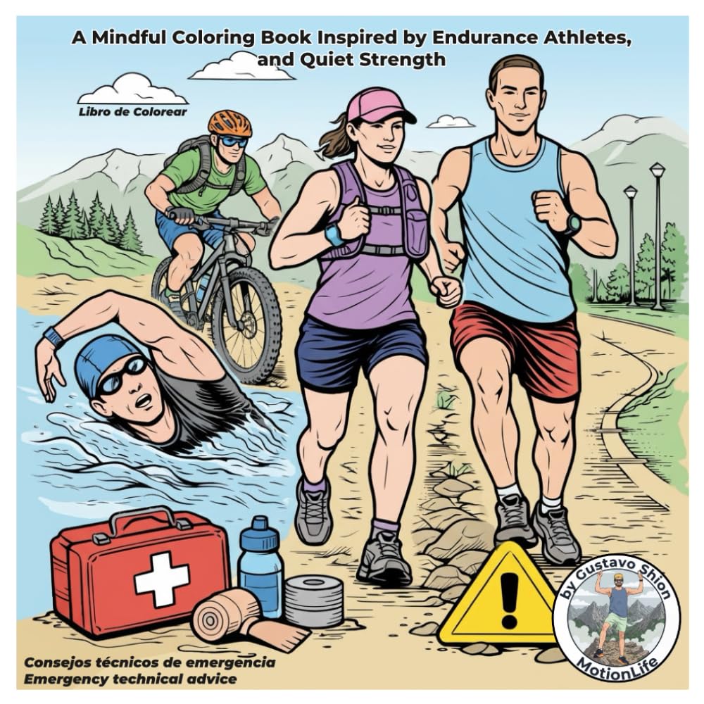 A Mindful Coloring Book Inspired by Endurance Athletes, and Quiet Strength: Camina, Trota, Corre
