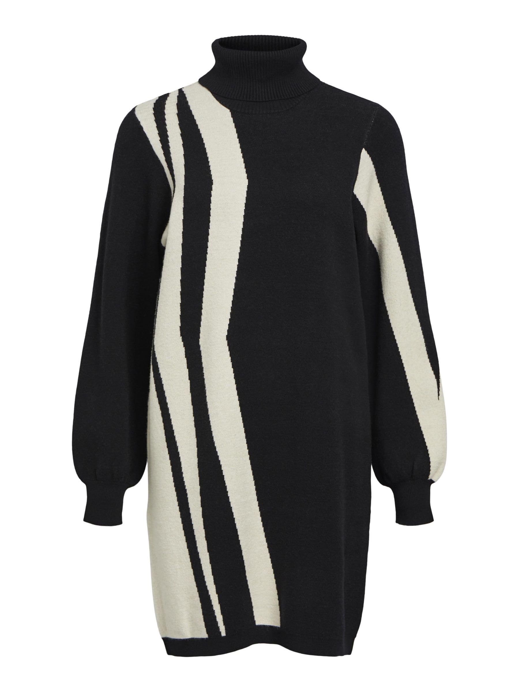 Object Objray L/S Knit Rollneck Dress Robe en Tricot Femme