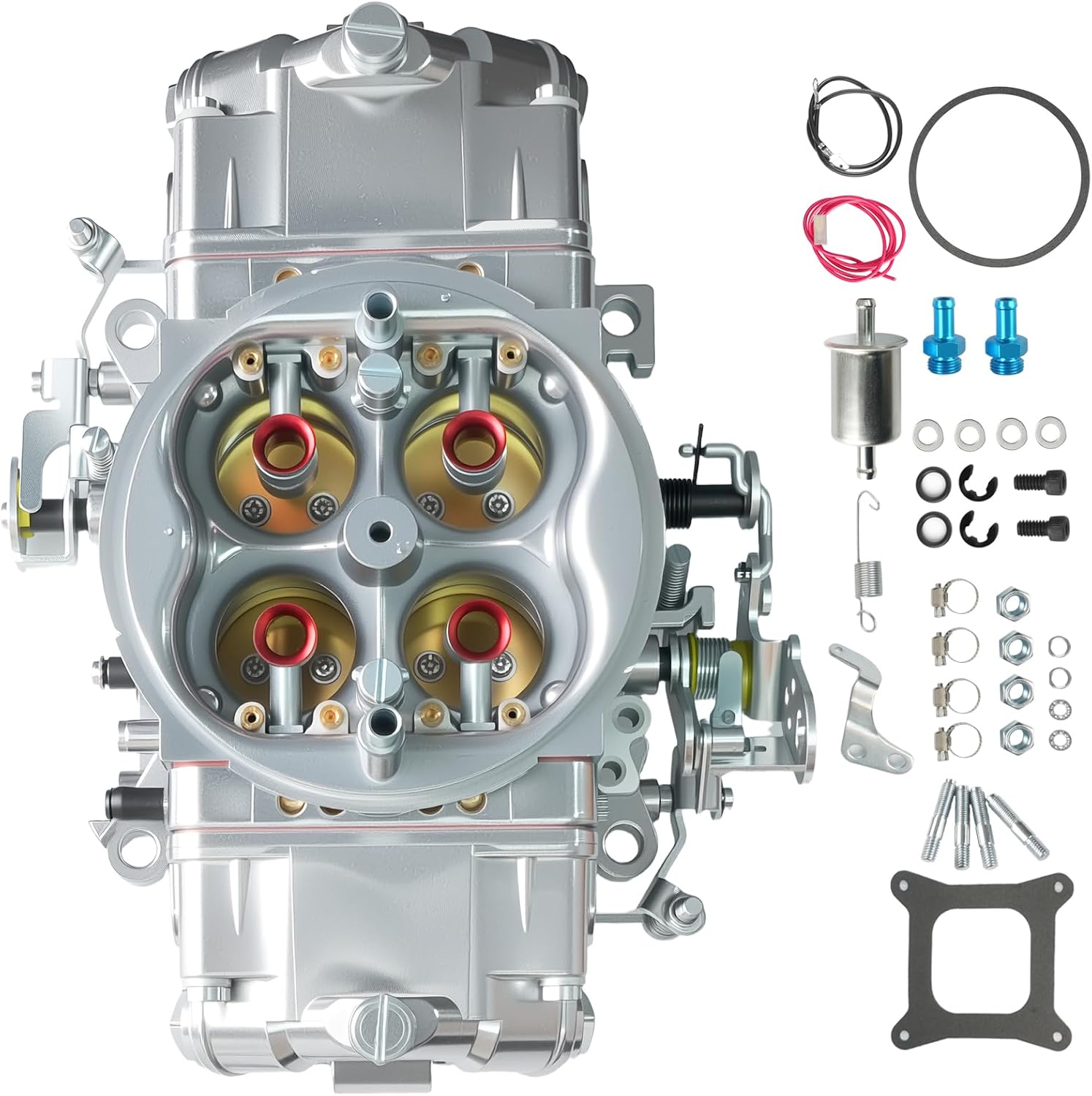 0-82751SA Carburetor for Holley 750 CFM Aluminum HP Mechanical Secondaries Double Pumper Carburetor