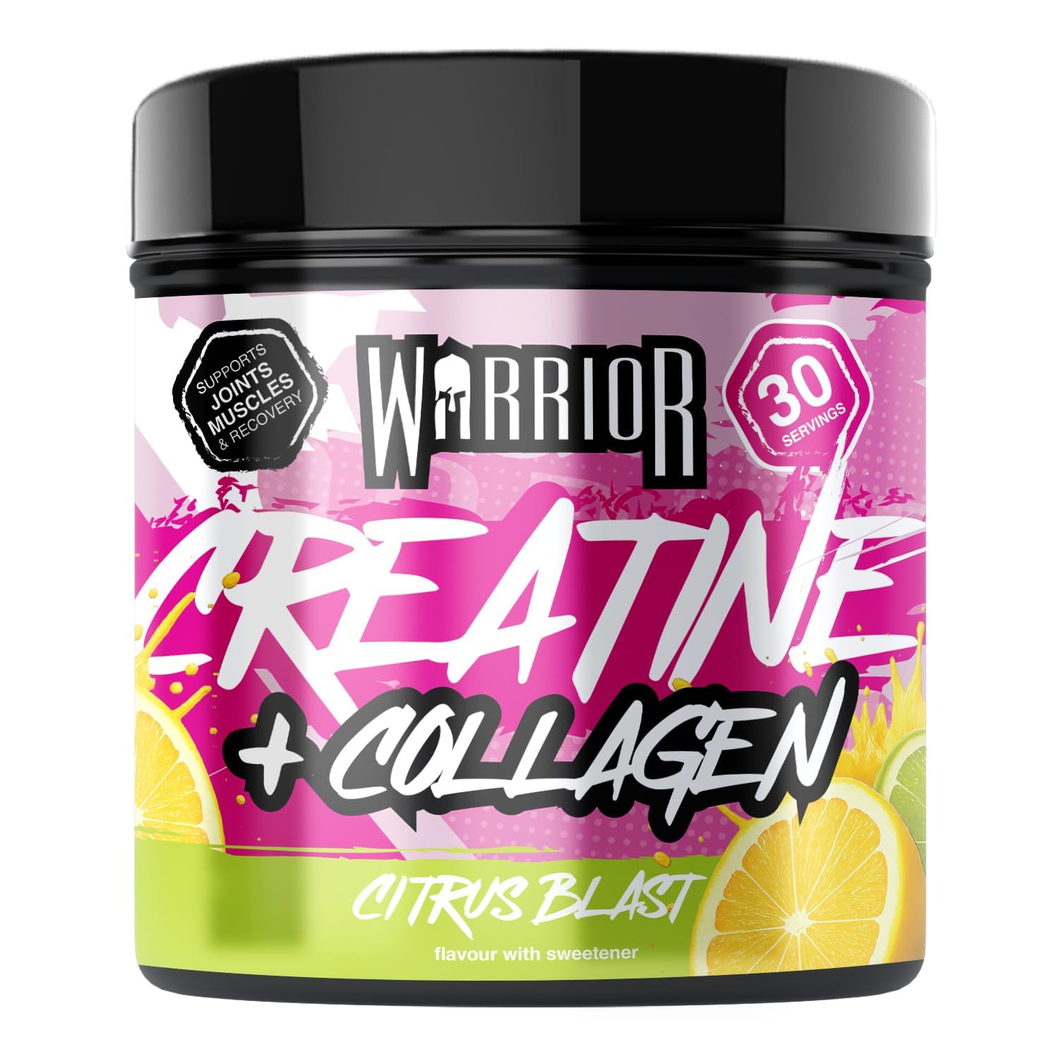 Warrior Creatine Plus Collagen Peptides 270g Muscle Recovery Supplement