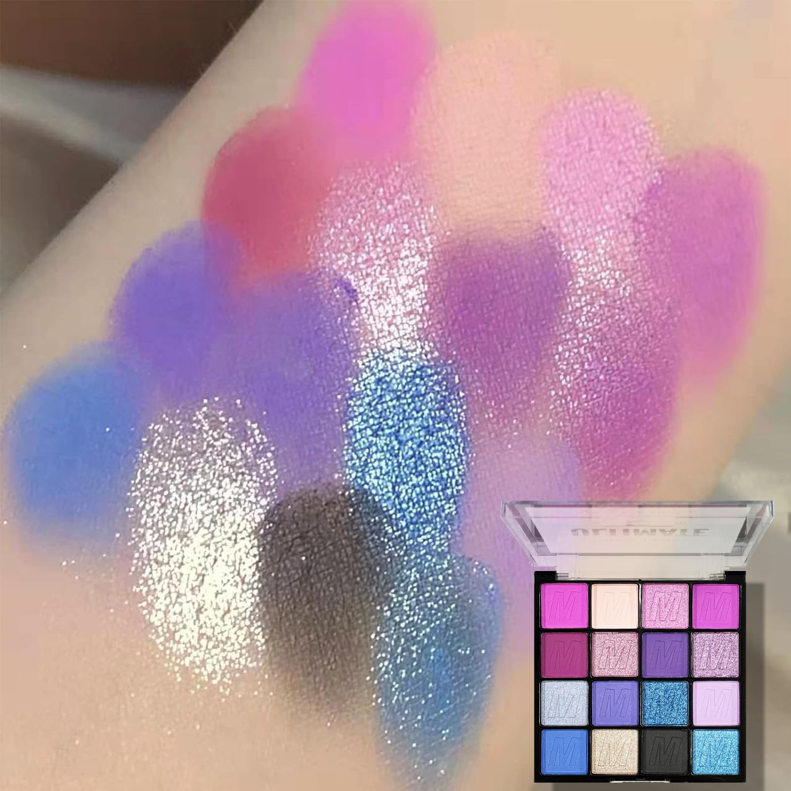 Purple Blue Eyeshadow Palette - Image 3