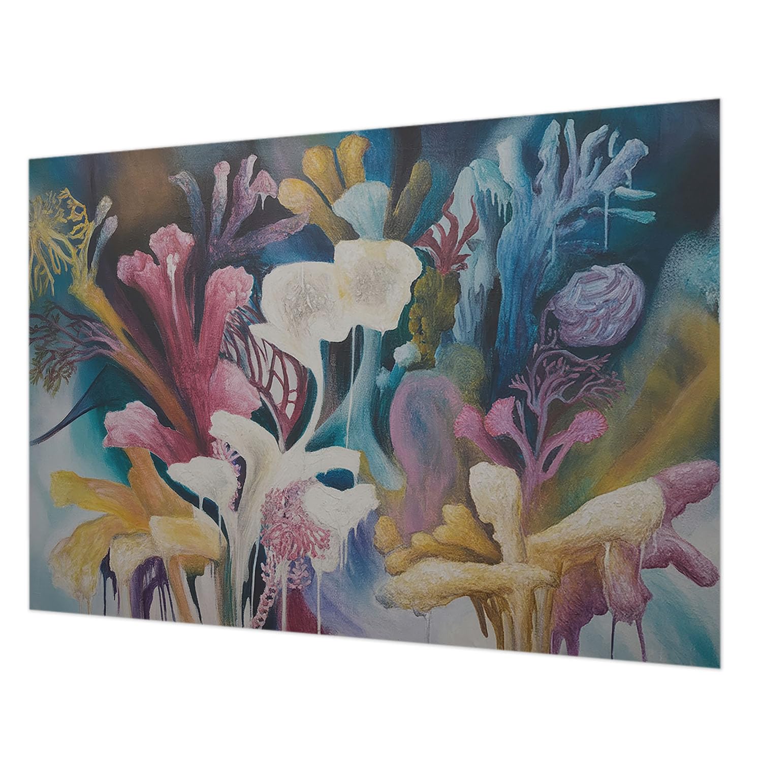 Papier peint explosion florale Tulup tapisserie murale salon 208x146 cm haute qualité