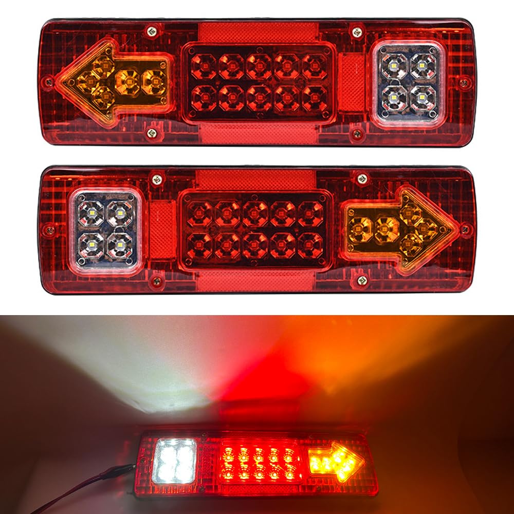 Amazon | トラック テールランプ LED 汎用 角型 24V用 トラック 