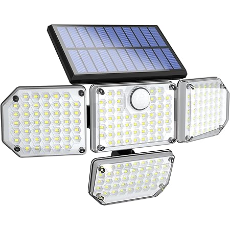 Amazon Co Jp Ran センサーライト 181led 屋外 ソーラーライト 4面発光 人感センサーライト 太陽光センサーライト Ip65防水 300 照明 壁掛け ガーデンライト玄関 駐車場 倉庫 防犯対策 停電 災害時に適用 Diy 工具 ガーデン