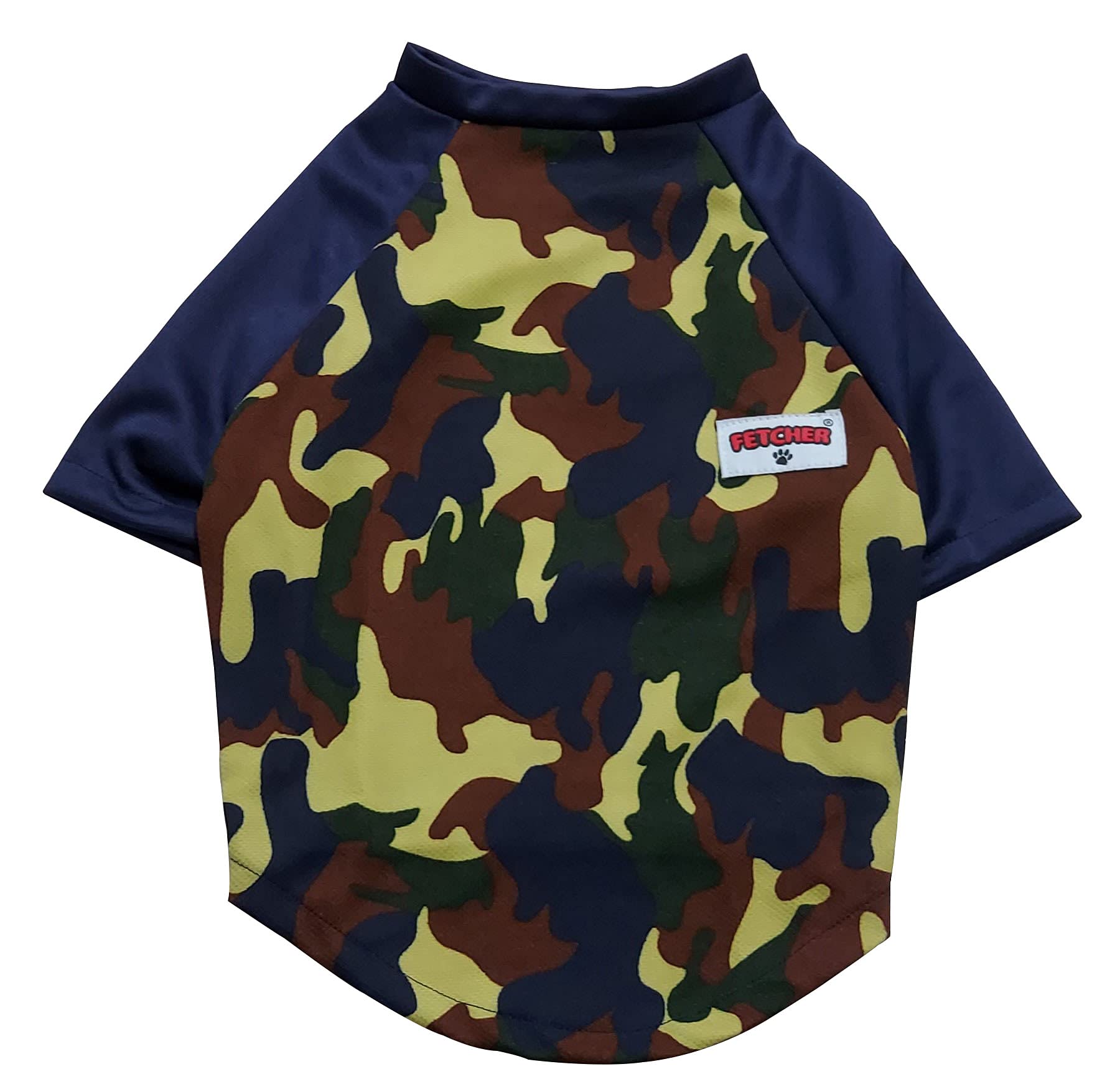FETCHER Printed with Sleeves Dri Fit Party Dog & Cat T-Shirt Dress for Small Breeds (18" Large) (B09D3JD1NT) Amazon Price History, Amazon Price Tracker