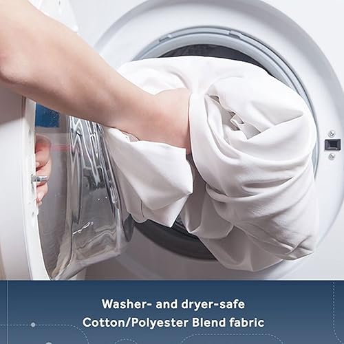 Miniatura 6 de SUNBEAM Almohadilla de colchón térmica térmica de mezcla de algodón premium con conexión WiFi de doble temperatura, con controlador, aplicación y