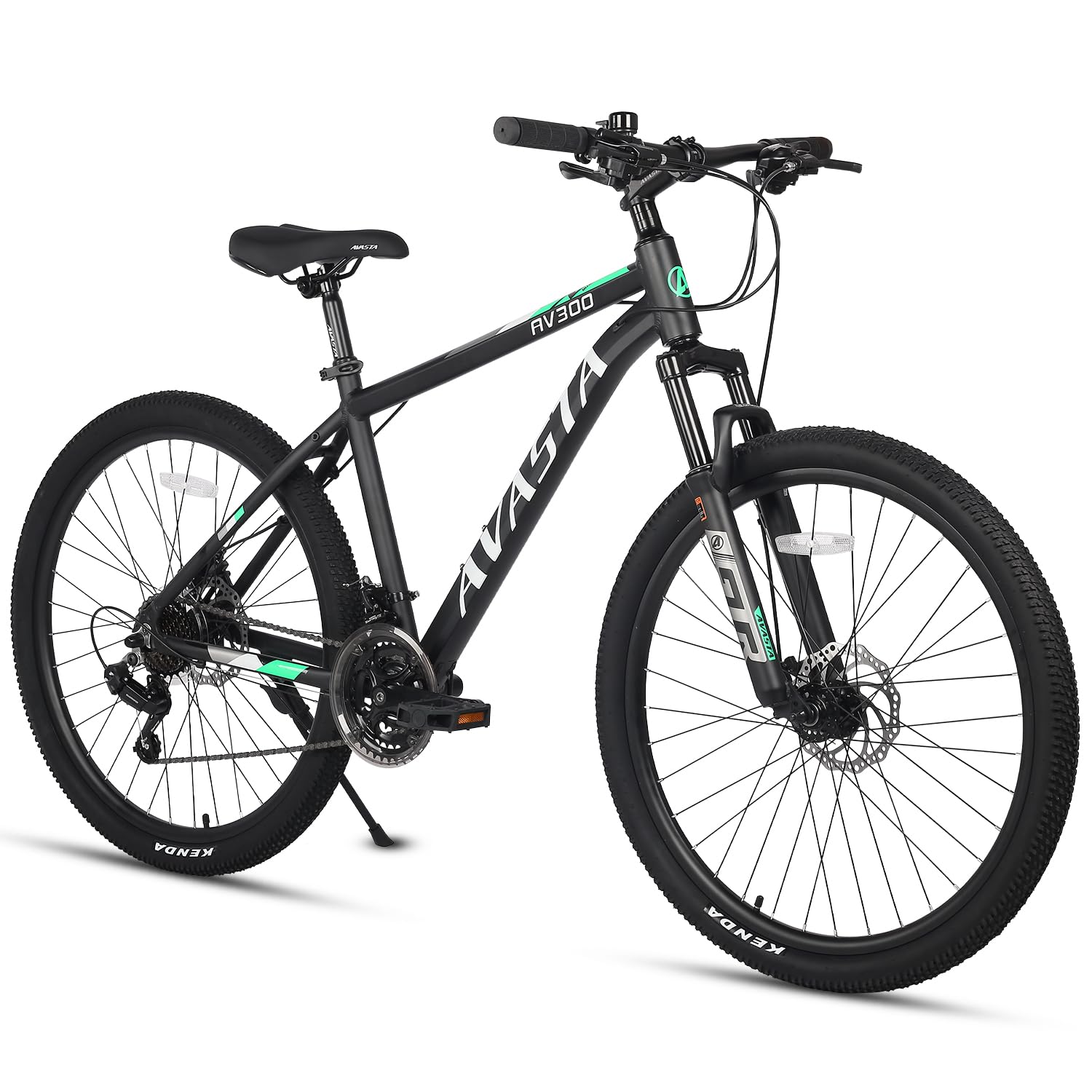 AVASTA AV300 26 27.5 inch Mountain Bike with 21-Speed，Aluminum Frame, Dual Disc Brake, Comfortable Saddle,Multiple Colors