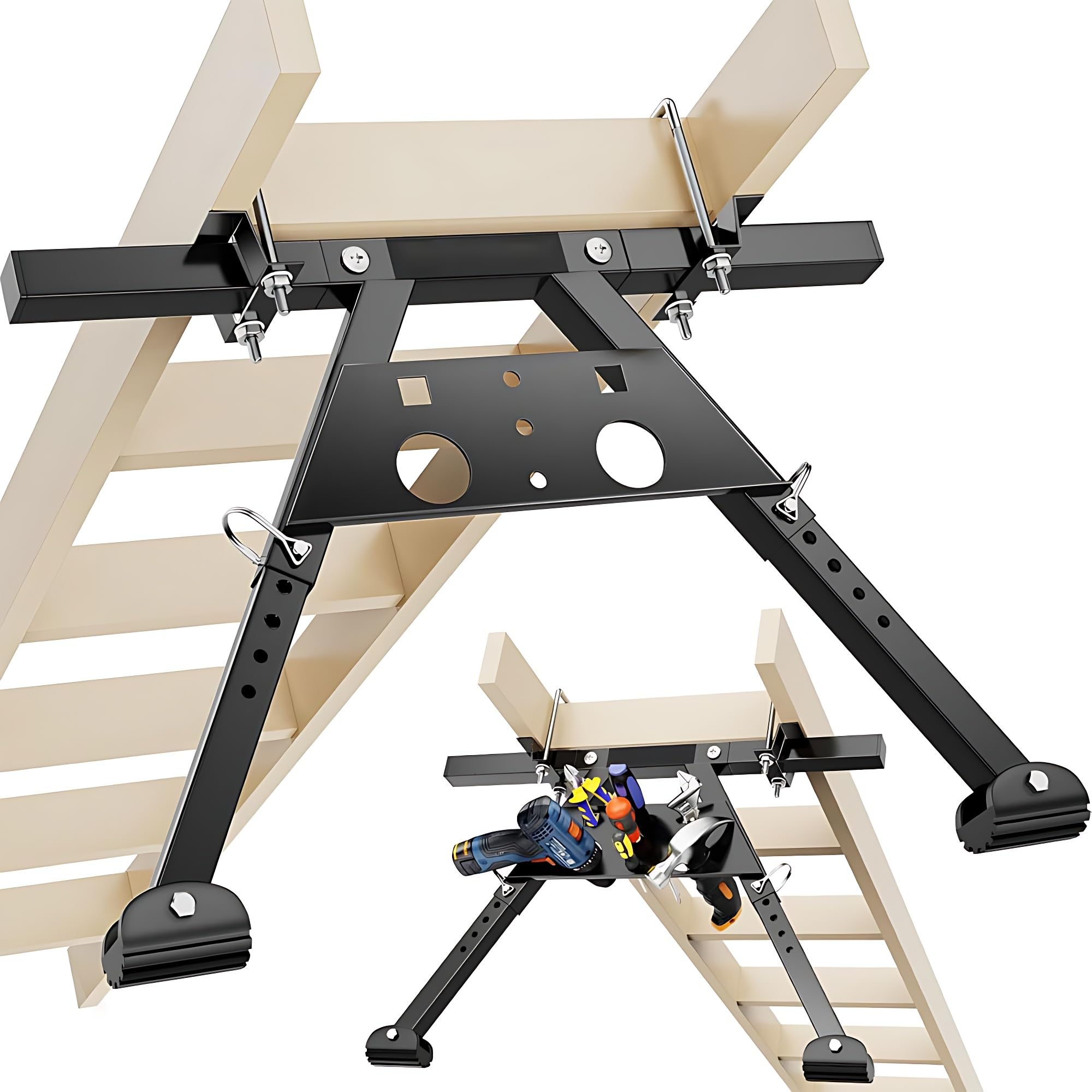 Stabilisateur d'échelle 330 LB, support d'extension fiable et facile à installer pour chantier