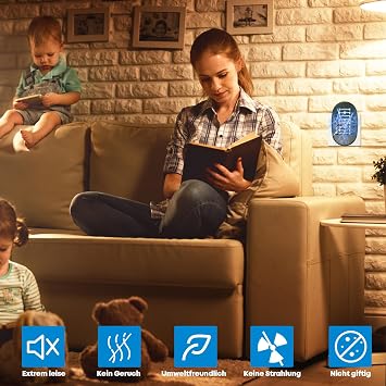 Mosquito Killer Lamp, Fly Zapper with UV Light, Powerful Electric Mosquito Bug Zapper with Cleaning Brush, Plug in Mosquito Pest Repellent for Home, Bedroom, Kitchen, Office, Indoor, Black