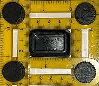 Vista 2 de SBD (paquete de 4) tapas de extremo de plástico LDPE rectangulares de 1 pulgada x 1-1/2 pulgadas (10-14 Ga). Tapas de acabado de postes de cerca.