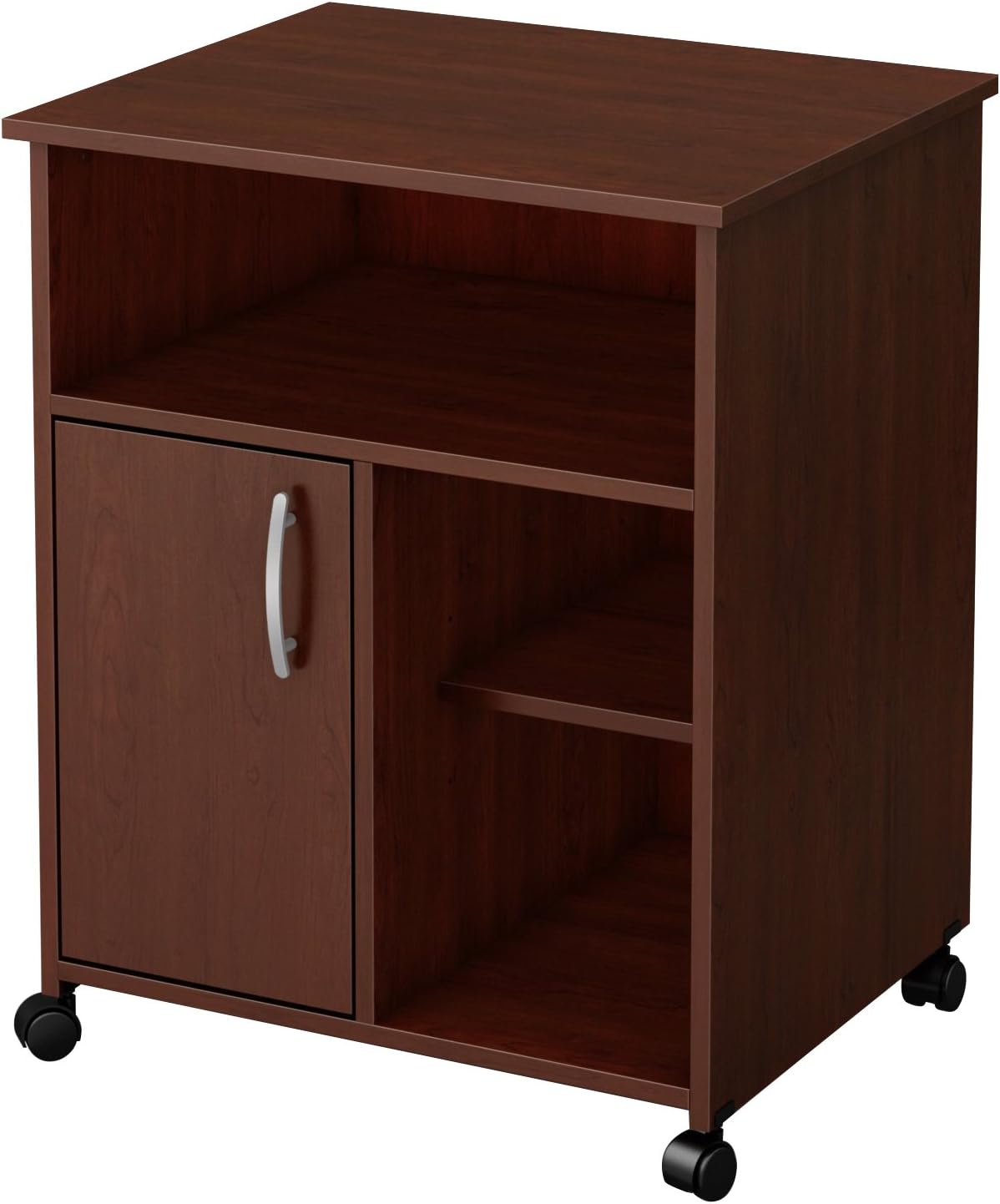 South Shore Axess Printer Cart, Royal Cherry : Office Products