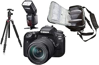 90D camera EF-S 18-135mm 5-5 IS USM lens KamKorda Pro Camera Bag Speedlite Flash Advanced Camera Tripod 90D camera EF-S 18-135mm 5-5 IS USM lens KamKorda Pro Camera Bag Speedlite Flash Advanced Camera Tripod