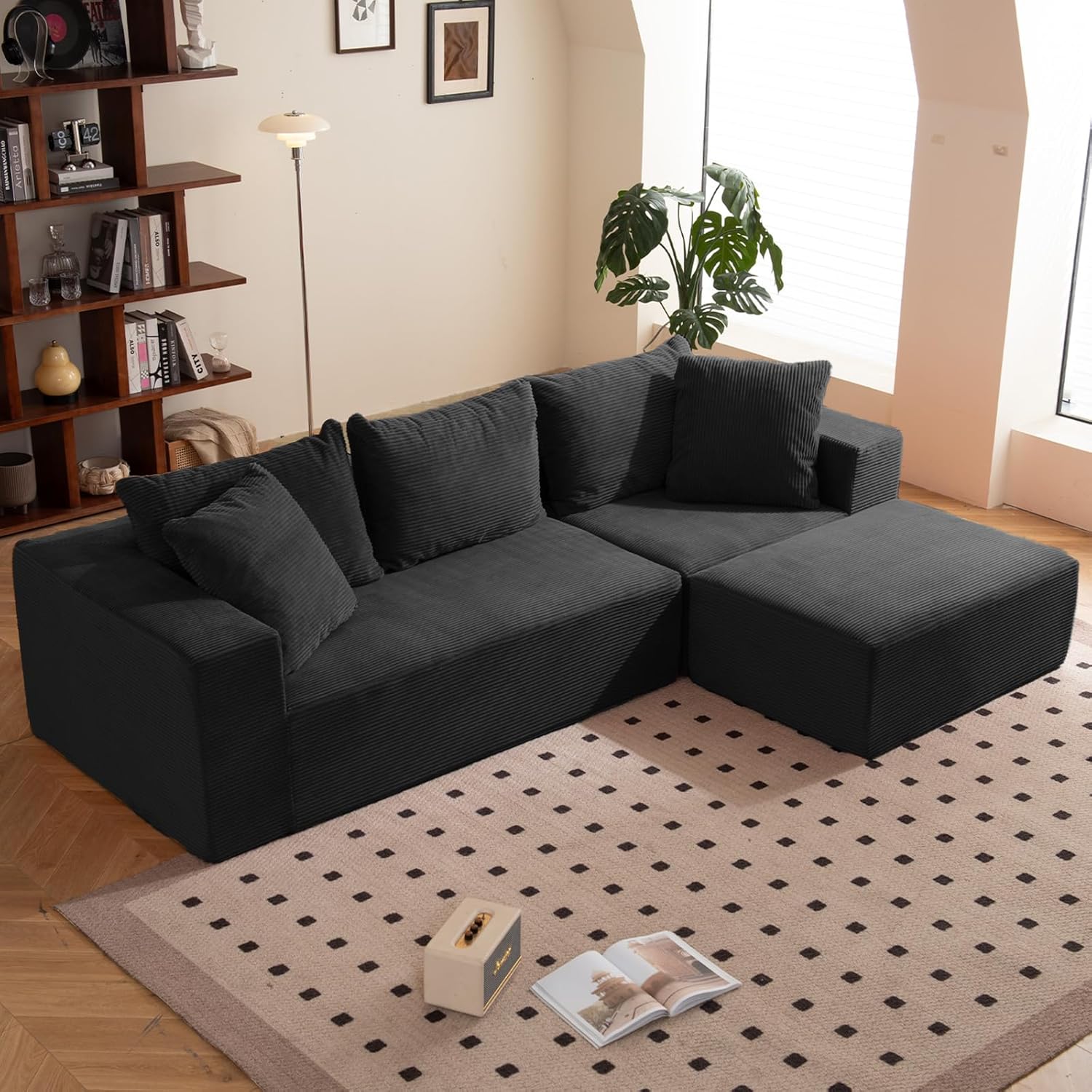 best coffee table for reclining sectional in use