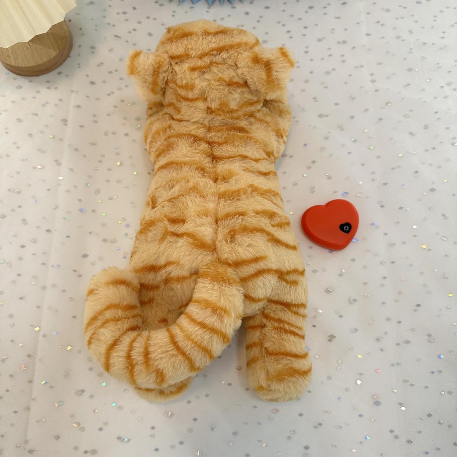 Seyrnicay Stuffed Animal With Heartbeat | Plush Heartbeat Puppy Behavioral Training Toy - Pet Calming Puppy Behavioral Training Aid Toy Pet Sleep Companion Pillow for Puppy Dog Cat Kitty Pets 9 71TwNMDSe5L. AC SL1500