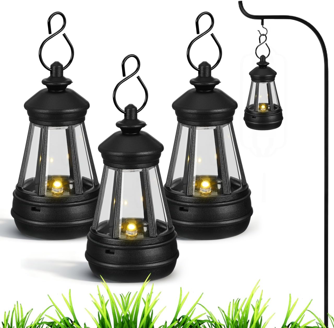 Garneck Solar-Powered Lantern Dog Design Outdoor Space Decor