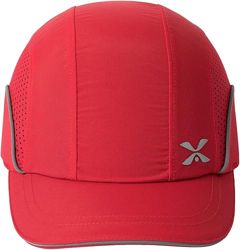 Vista 47 de TIHEEN Unisex Safety Bump Cap, Baseball Hat Style with Reflective Stripes Lightweight and Breathable Hard Hat Head Protection Cap 18110 Azul