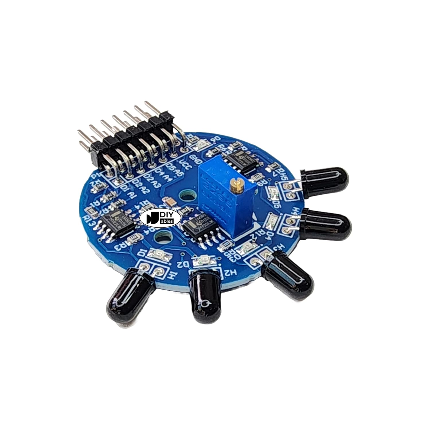 Infrared Flame Sensor Module 5 in 1 Fire Detection Sensor with Analog and Digital Output Adjustable Sensitivity Compatible with Arduino ESP32 ESP8266 Raspberry Pi DIY Electronics Projects, 1 Set image 3