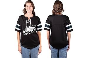 Philadelphia Eagles Women's Lace-Up Tee Shirt, Penalty Box