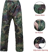 Vista 4 de RainRider Trajes de lluvia de seguridad chaqueta de lluvia con pantalones de alta visibilidad reflectante equipo de lluvia