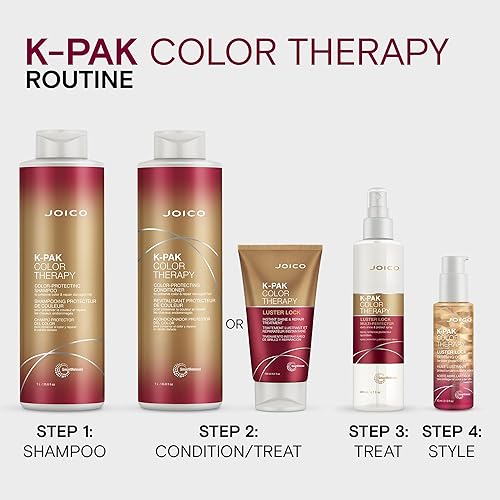 Miniatura 6 de Joico K-PAK Color Therapy Color-Protecting Shampoo  For Color-Treated Hair  Boost Shine  Improve Elasticity  Repair Breakage  Rebuild Damaged Hair