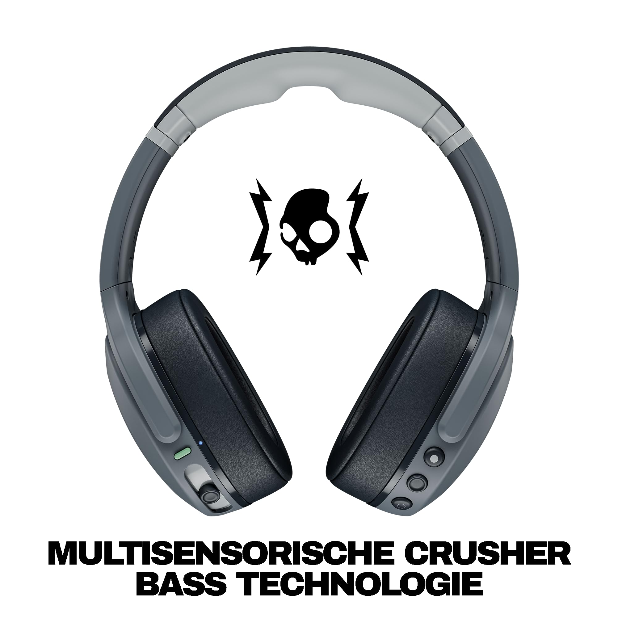 Skullcandy Crusher Evo Wireless Bluetooth-Kopfhörer - Grau – Ansicht 2