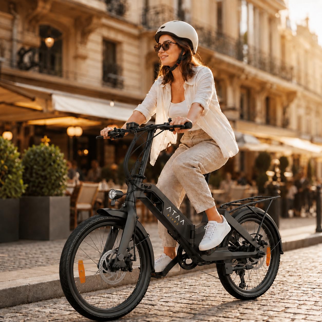 ATAA Vélo électrique pliable Bike City L 250 W, 20 pouces 36 V
