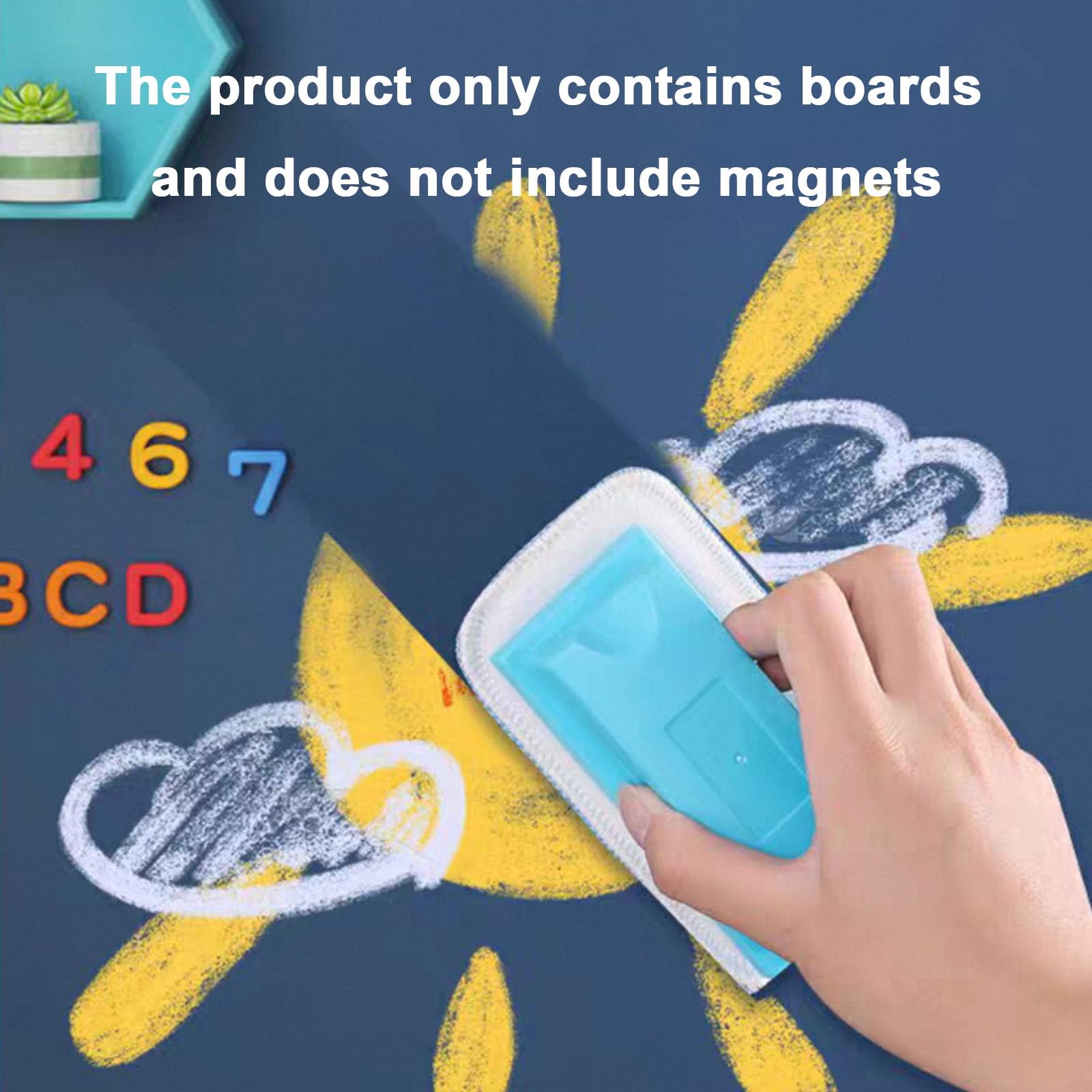 Adesivo da muro cancellabile per lavagna magnetica 40x32 pollici per progetti artistici per bambini e attività apprendimento Adesivo con gesso per