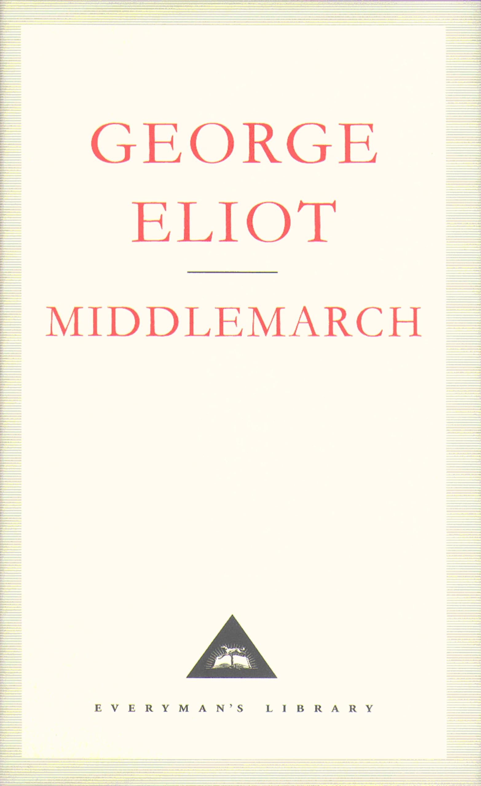 Middlemarch: A Study of Provinicial Life by George Eliot (Hardcover, 1991)