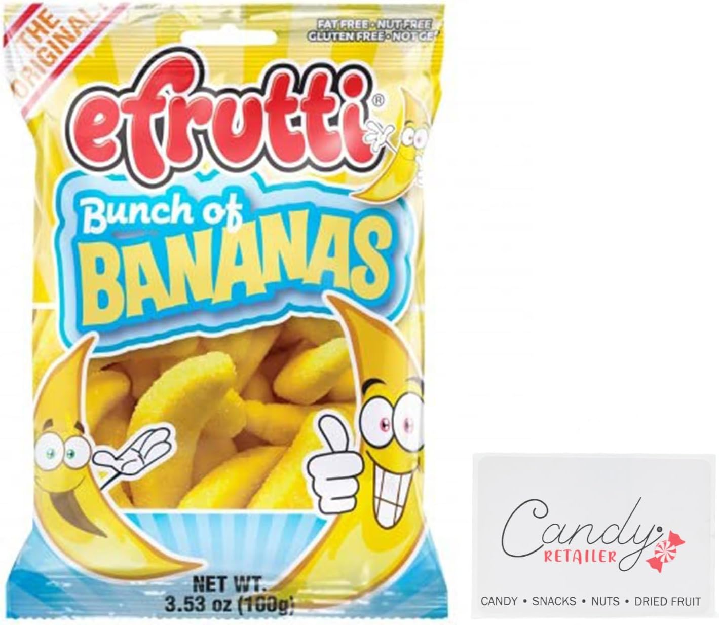 eFrutti Gummi 3.5oz Bags (Bunch of Bananas) | With Sticker