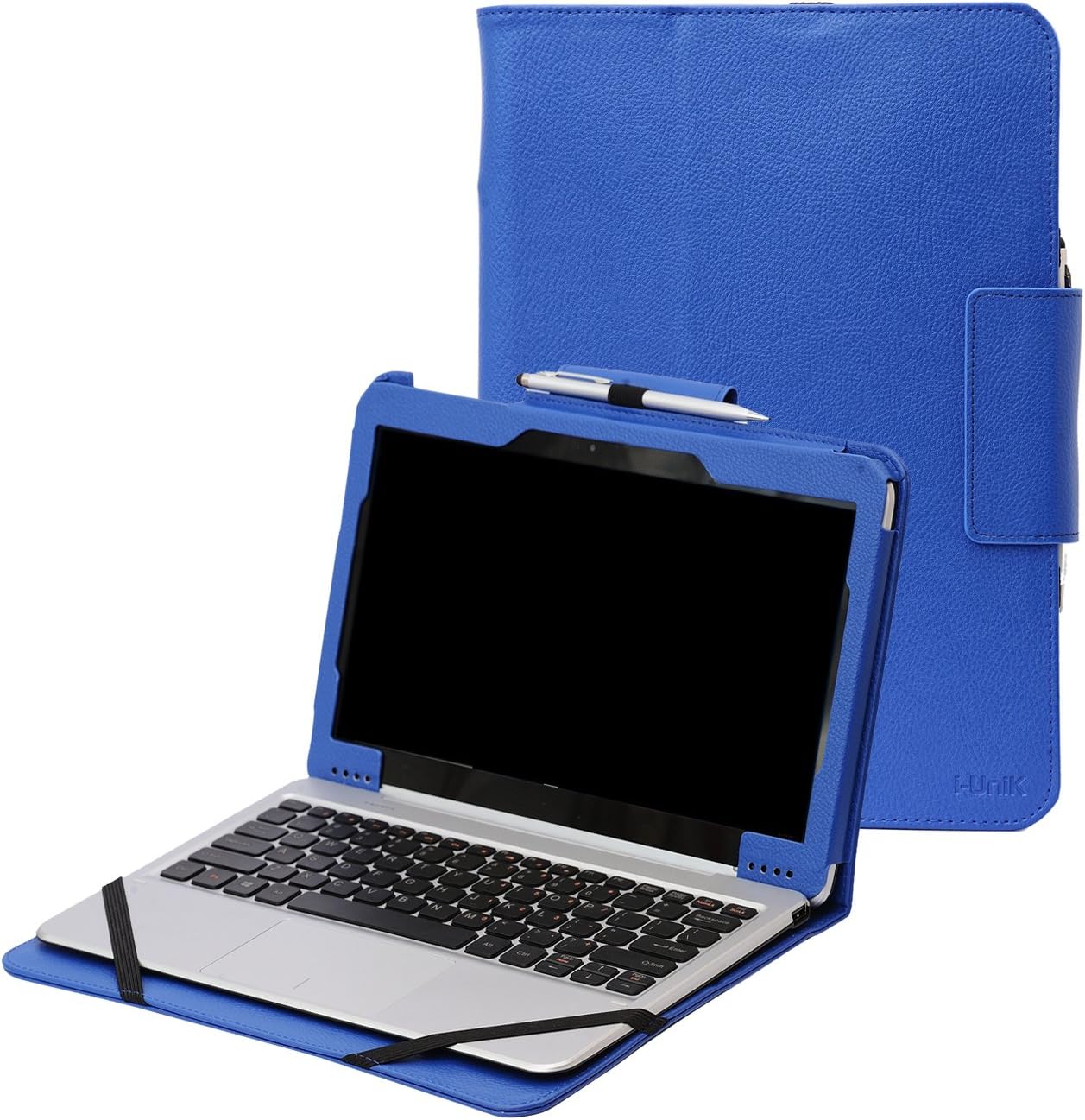 i-UniK Nextbook Flexx 11A Case, Nextbook 2016 FLEXX 11A Model# NX16W11264 Support Sleep/Awake Tablet Folio Case [Bonus Stylus]