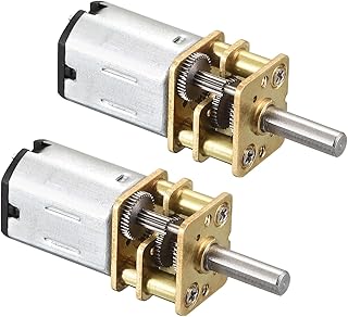 Rebower Micro Speed Reduction Gear Motor with Full Metal Gearbox [ for DIY RC Aircraft, Model Car ] - 250RPM / DC 6V / 2 Pcs