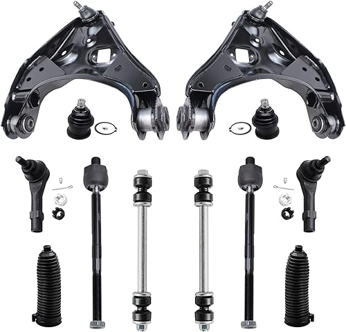 Miniatura 96 de Detroit Axle - Kit de suspensión delantera FWD de 12 piezas para Toyota Matrix Pontiac Vibe 2003 2004 2005 2006 2007 2008, 2 brazos de control