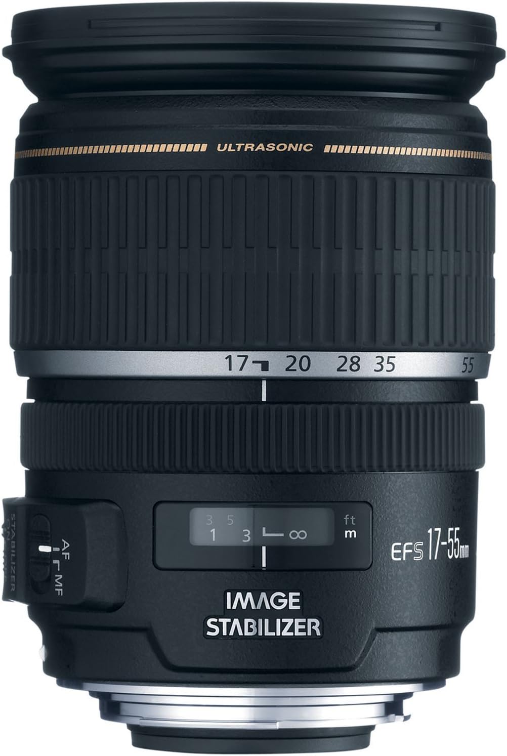 Canon EF-S 17-55mm f/2.8 IS USM Lens for Canon DSLR Cameras, Black - 1242B002