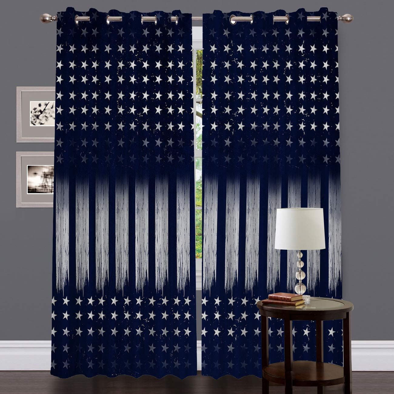 Red Vow Blackout Curtains 72 inches Long for Bedroom Living