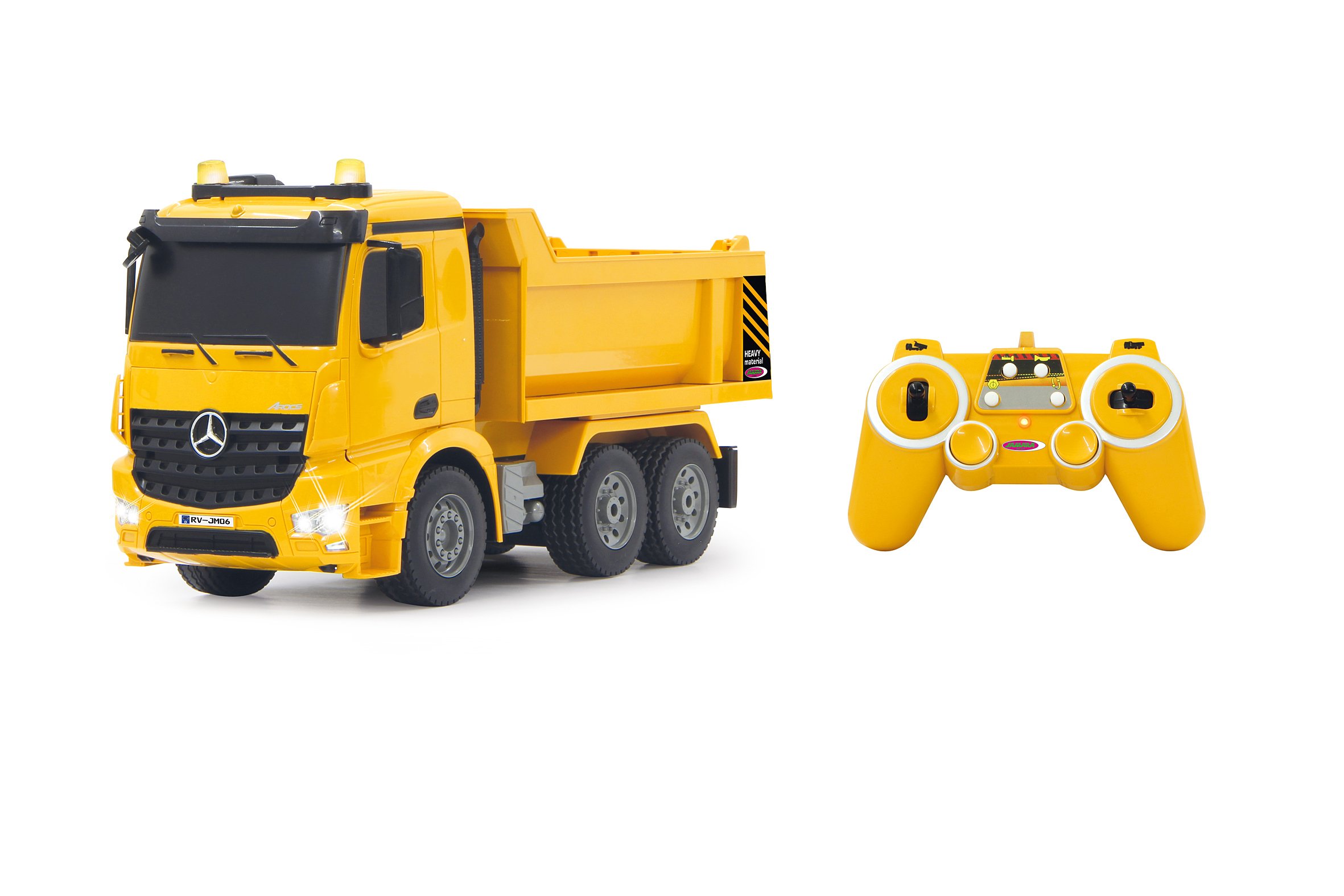 Jamara - Vagoneta basculante 1:20 Mercedes Arocs 2,4 GHz (404940)