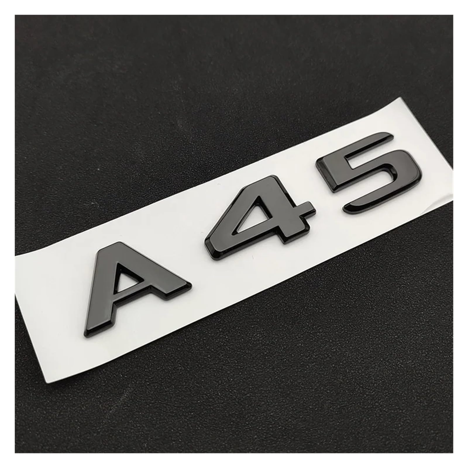 Badge Latéral De Garde-boue De Cofe Arrière De Voiture Noir ABS 3D, Logo étoile A35 A45 A45S Turbo 4MATIC, Emblème Pour Mercedes AMG W177 W176, Accessoires